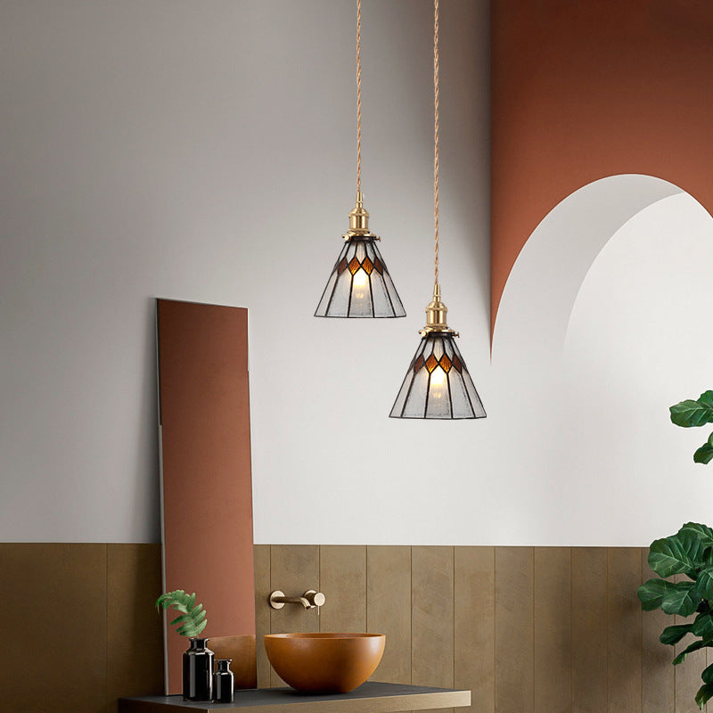 Valentina Vintage Suspension Verre Chambre À Coucher/Salle À Manger