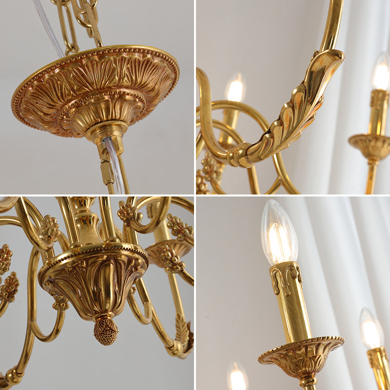 Cevynara Lustre Métallique Postmoderne de Luxe