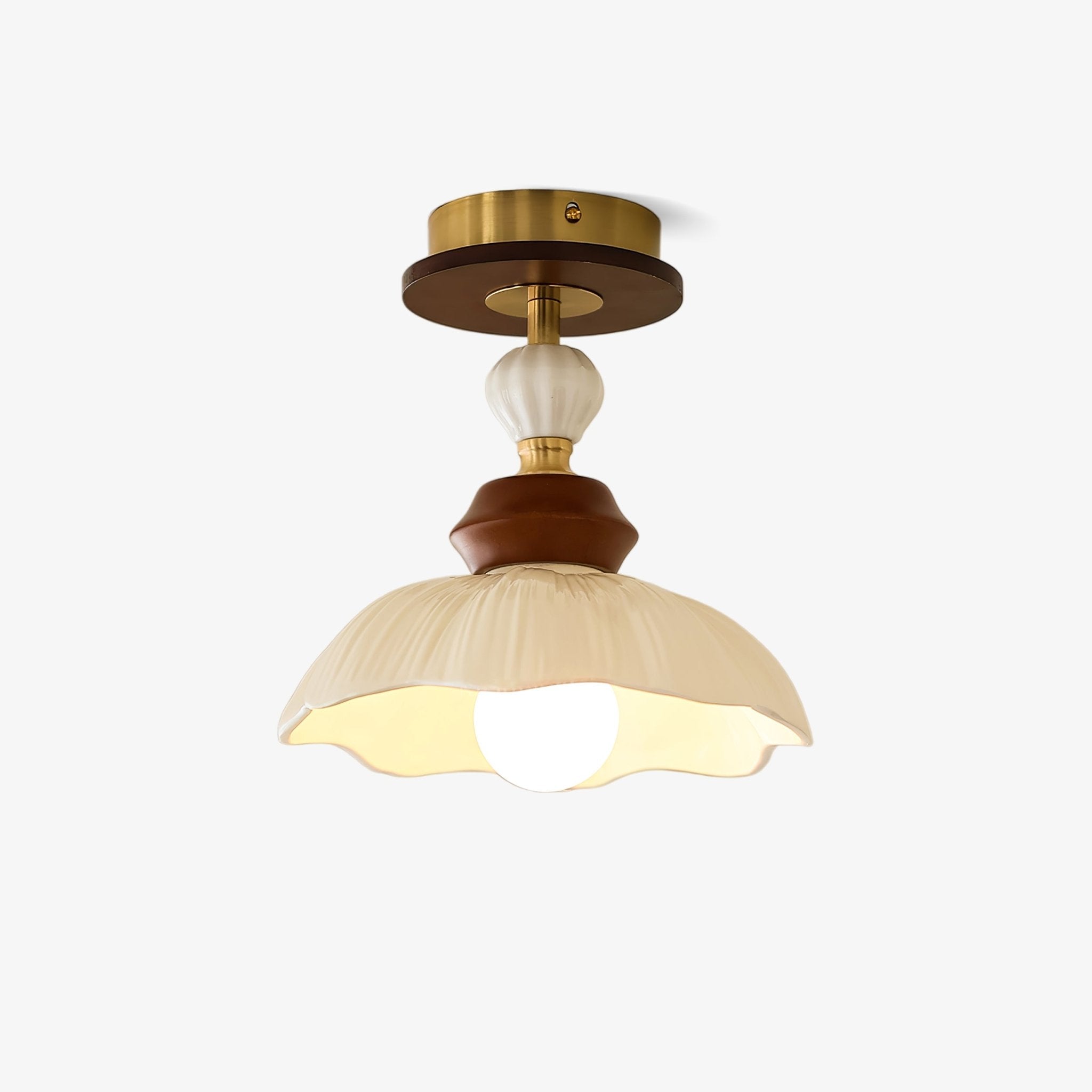Petal Bloom Lampe Plafond Élégante Chaleureuse Charmante