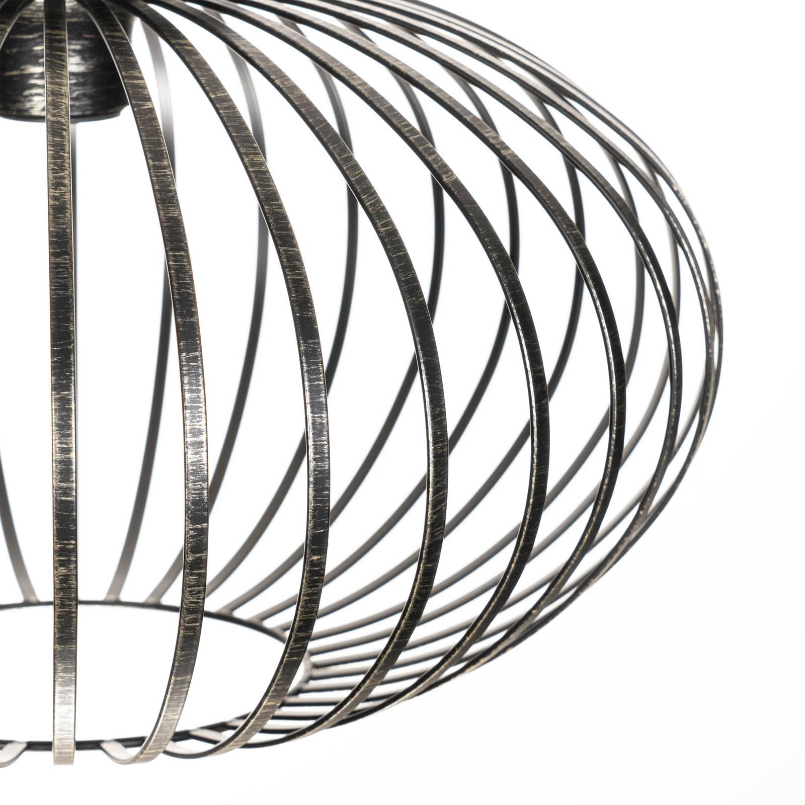 Arisha Industriel Creux Metal Suspension Salon