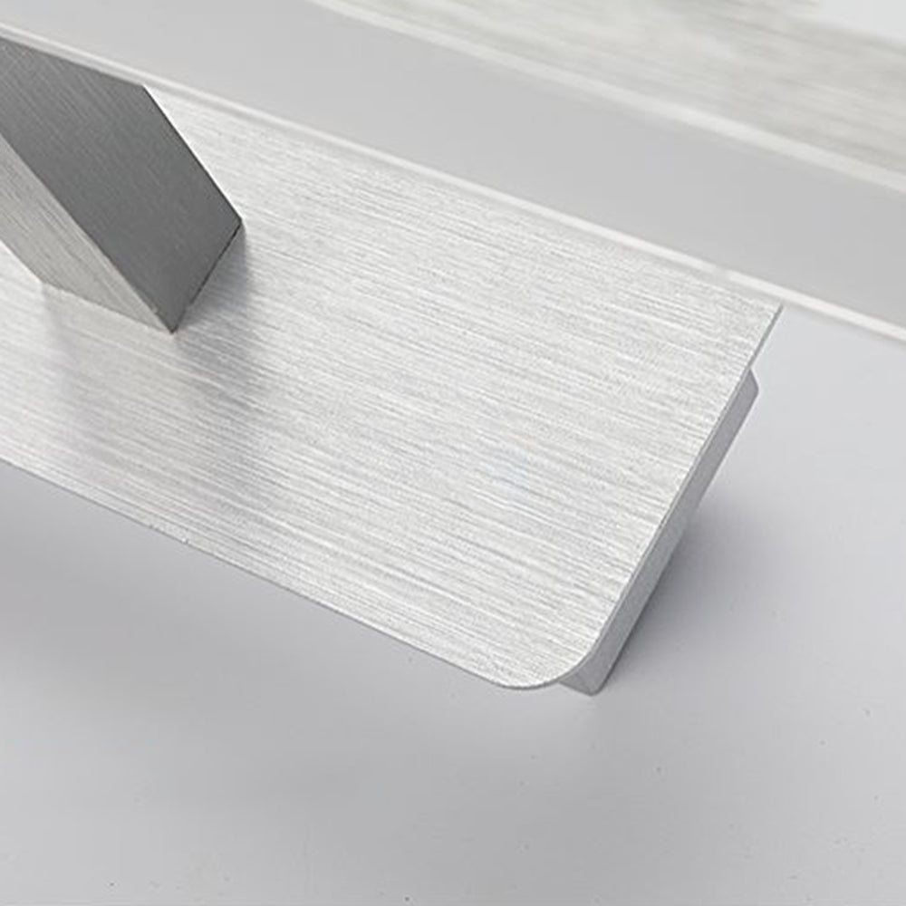 Arisha Simple LED Applique Murale Linéaire Moderne Métal/Acrylique Argent Salle de Bain