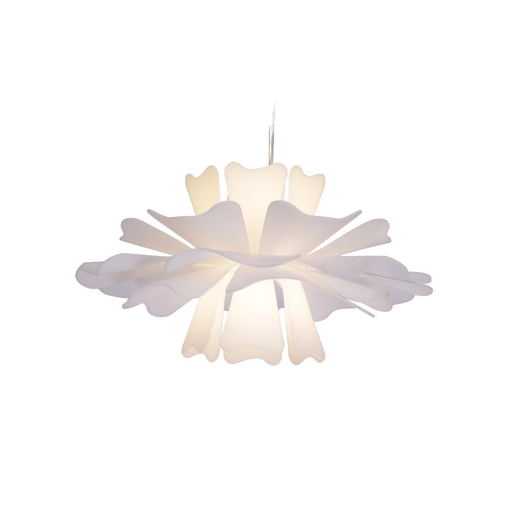 Arisha Suspension Fleur Moderne  Blanc Salon