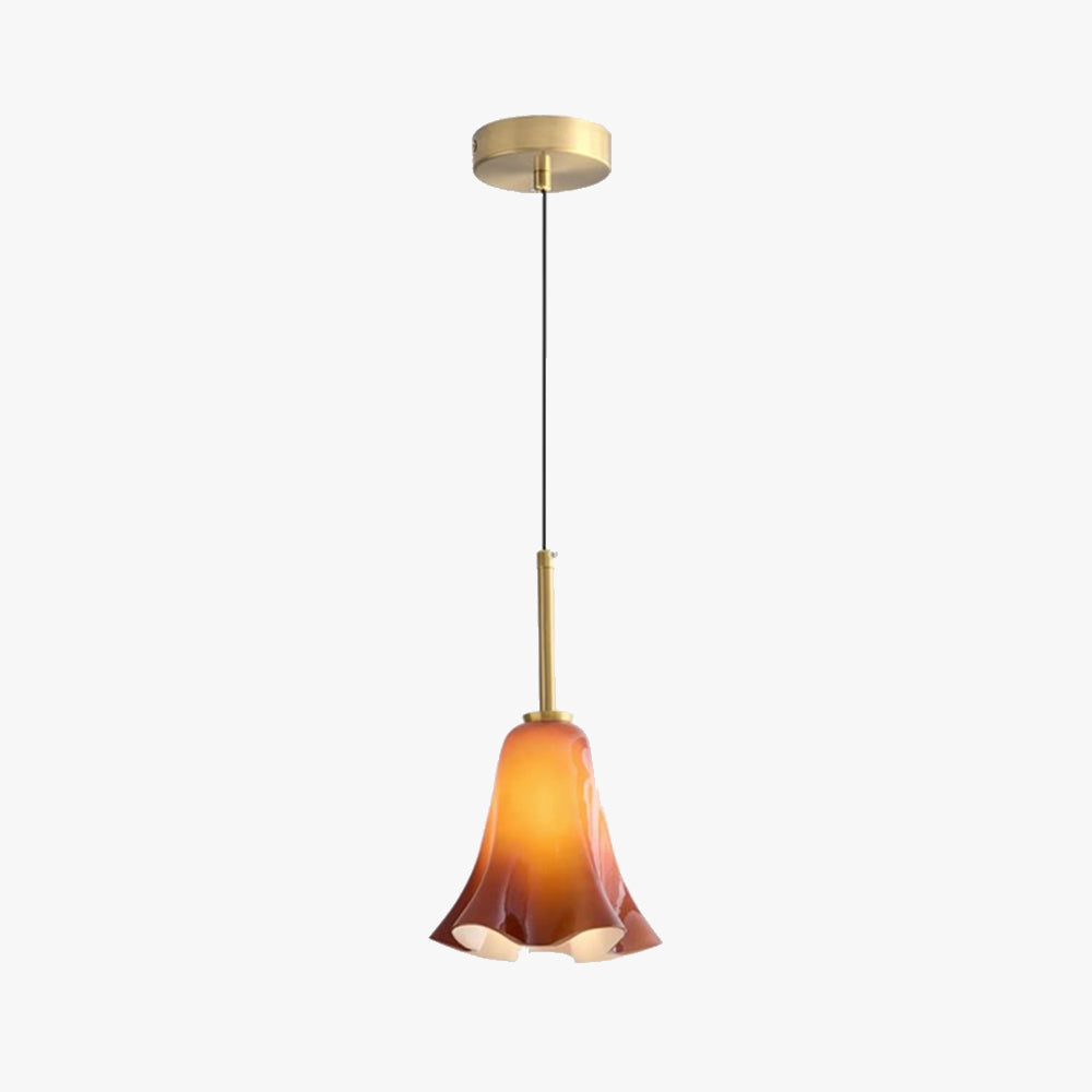 Arisha Vintage Simple Suspension Métal Verre Chambre à Coucher Salon