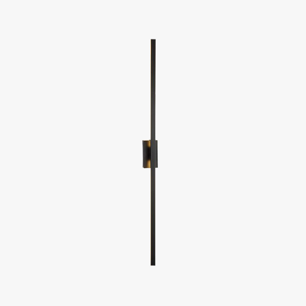 Arisha Longue Intérieur LED Applique Murale Linéaire Moderne Métal Noir Salle de Bain
