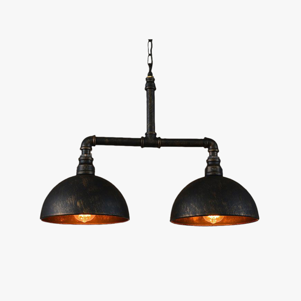 Silva Industrielle Luminaires Suspensions Vintage LED Métal Noir Salon/Chambre à Coucher
