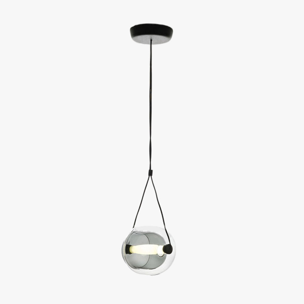 Valentina Design Luminaires Suspensions Bulle Moderne LED Verre Bleu/Jaune/Rose/Blanc Salon/Chambre à Coucher
