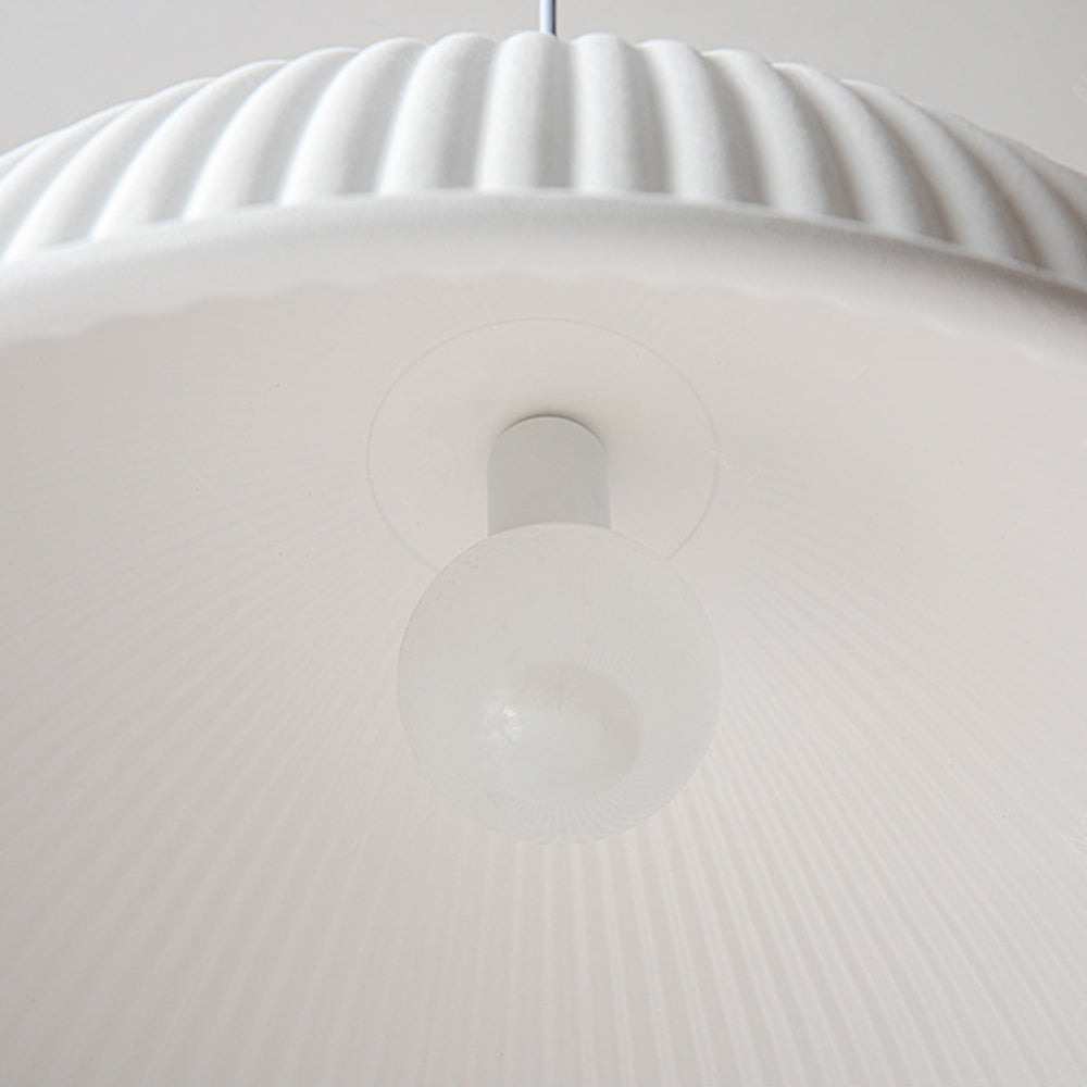 Valentina Suspension Dôme Moderne, Résine, Blanc/Noir/Gris, Librairie/Chambre à Coucher