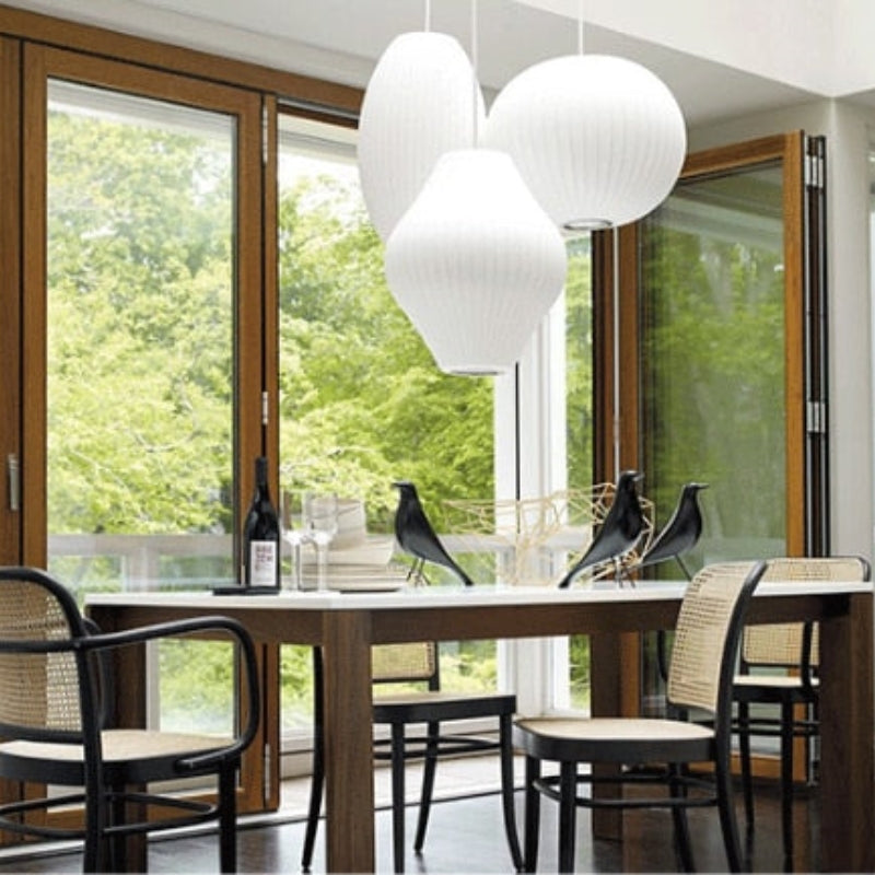 Ritta Suspension Vintage, Métal/Tissu, Blanc, Bar