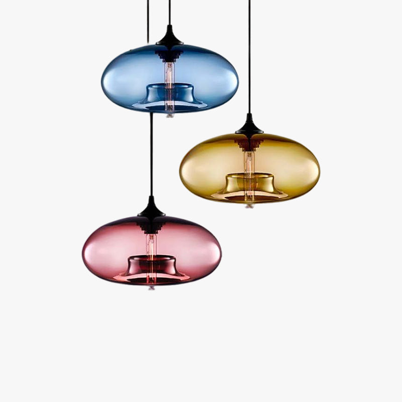 Valentina Lampes Suspendues en Verre Modernes Nordiques Chambre à Coucher