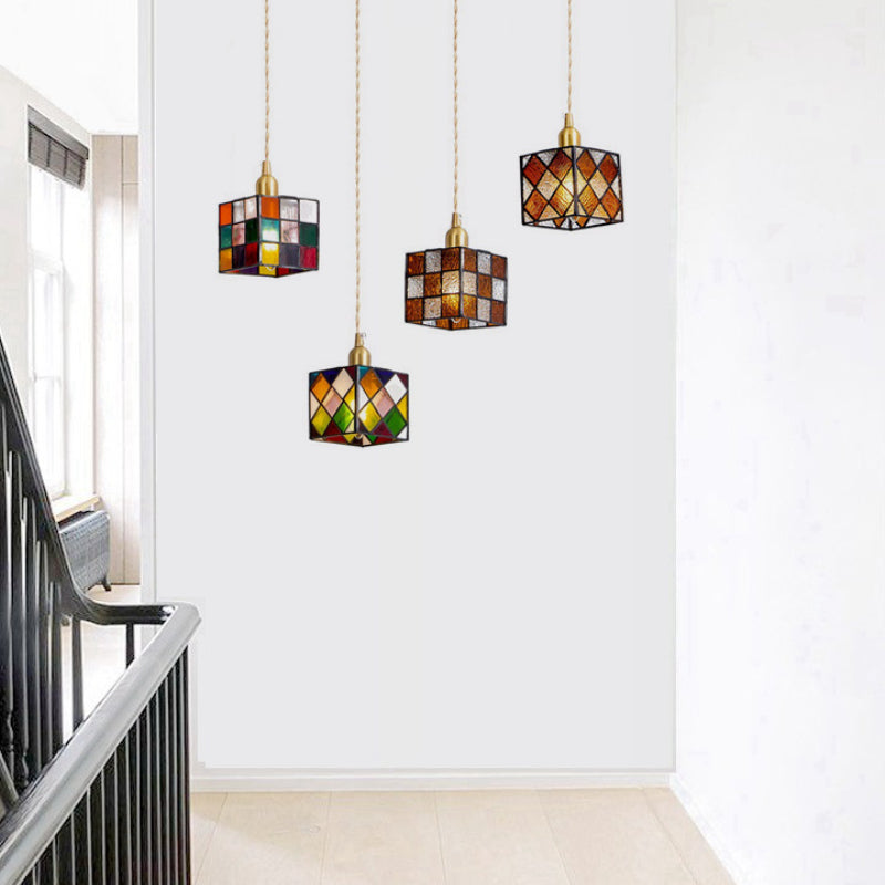 Valentina Rétro LED Métale Verre Suspension Chambre à Coucher Salle à Manger