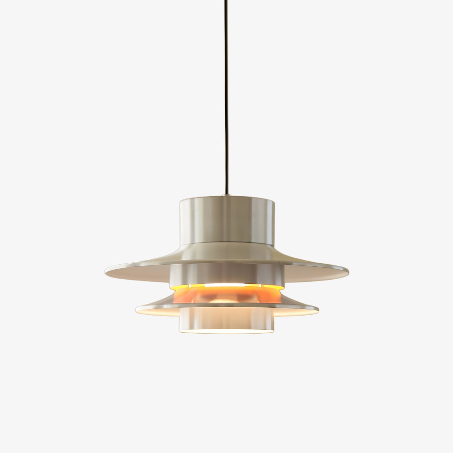 Caelith Suspension Moderne en Chrome