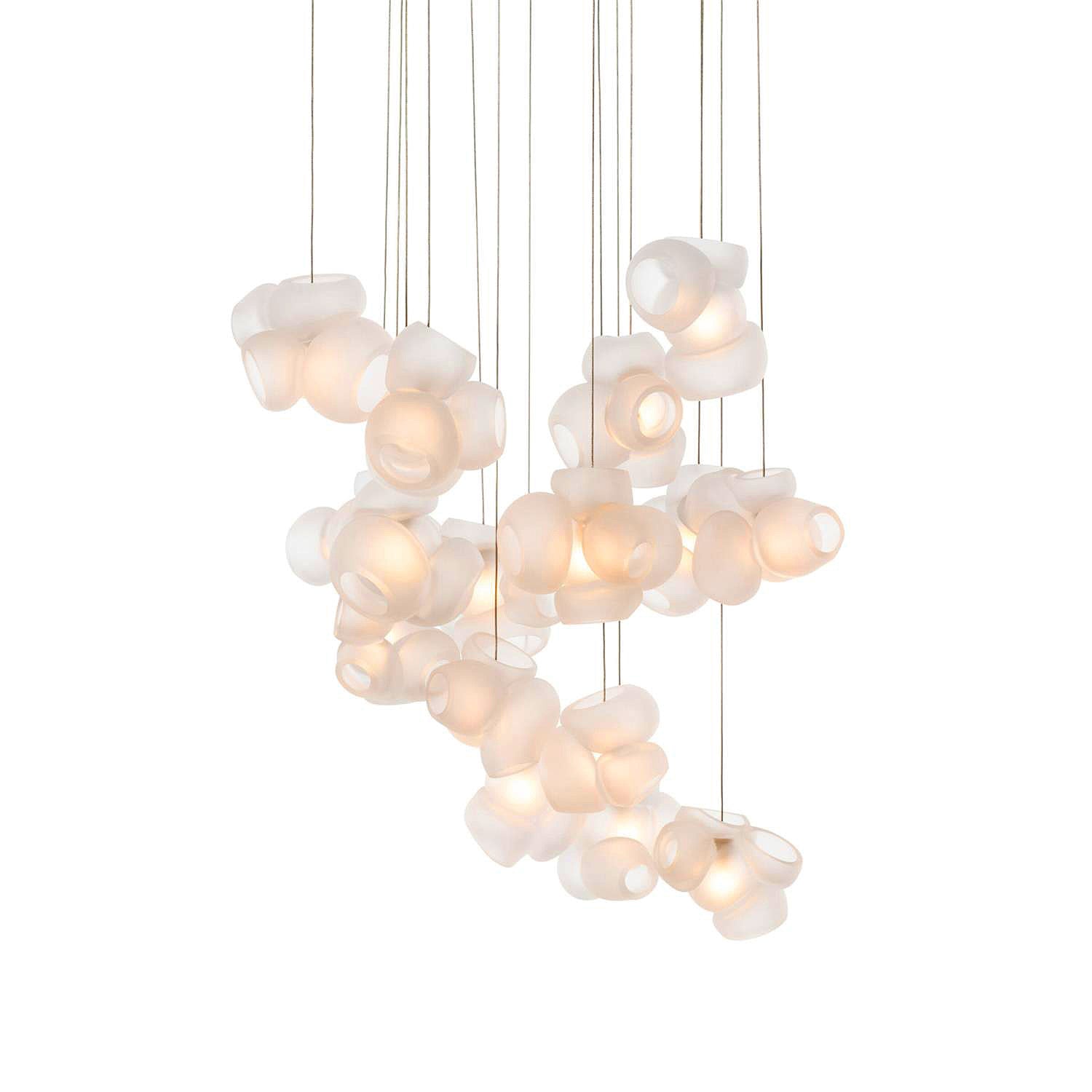 Ushaor Individual Creativity Glass Pendant Light - Lamp Copper
