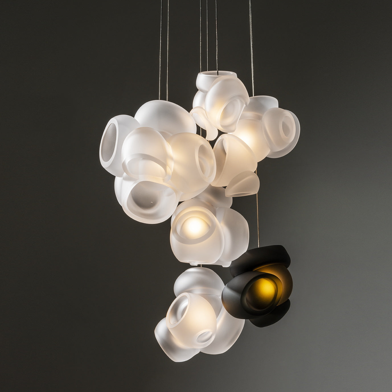 Ushaor Individual Creativity Glass Pendant Light - Lamp Copper