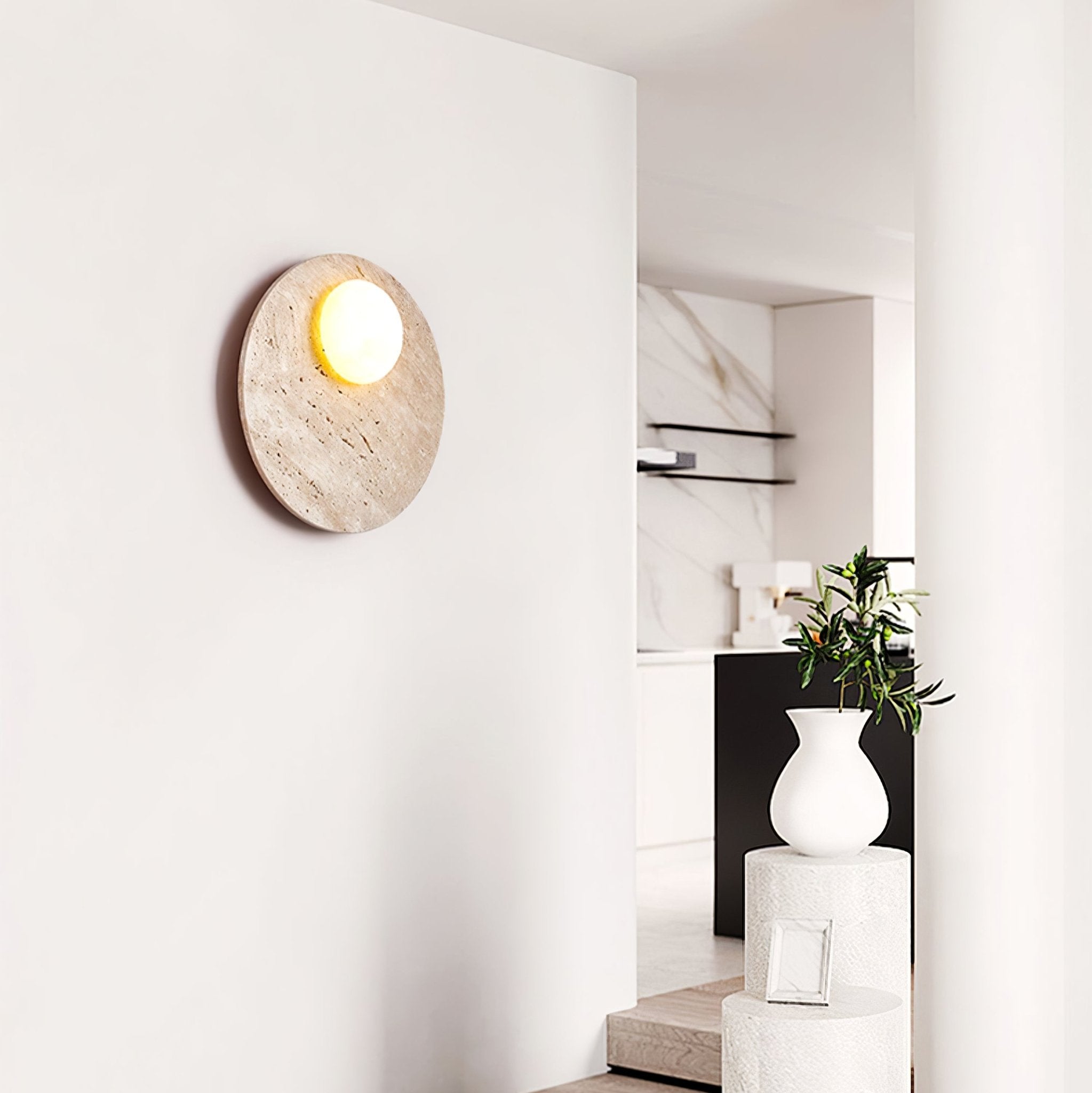 Vizoriel Travertine Wall Light - Letslighting
