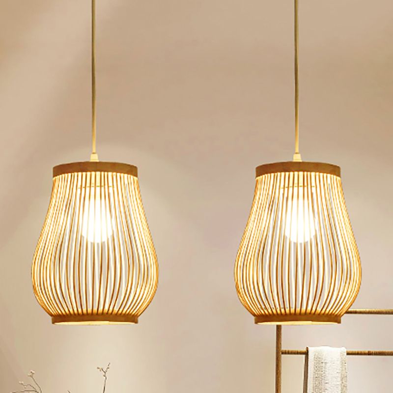 Ritta Suspension, Bambou, DIA 18CM/20CM
