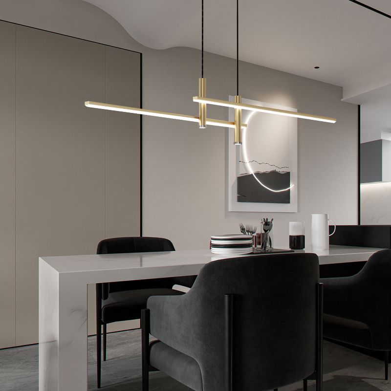 Arisha Design Italien Suspensions Longue Linéaire Moderne
