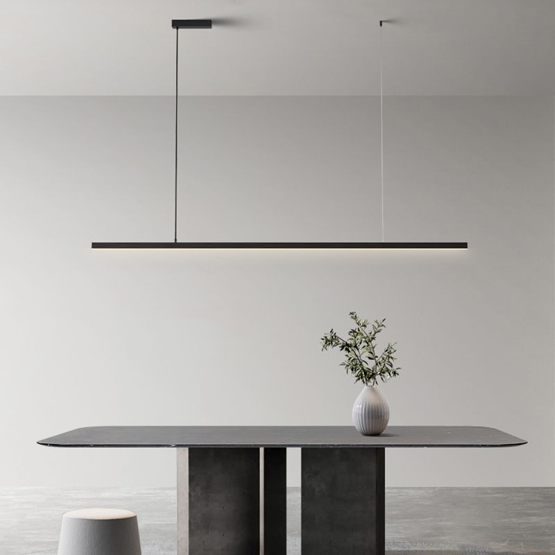 Ray Suspension Linéaire Minimaliste Noir/Blanc, Chambre