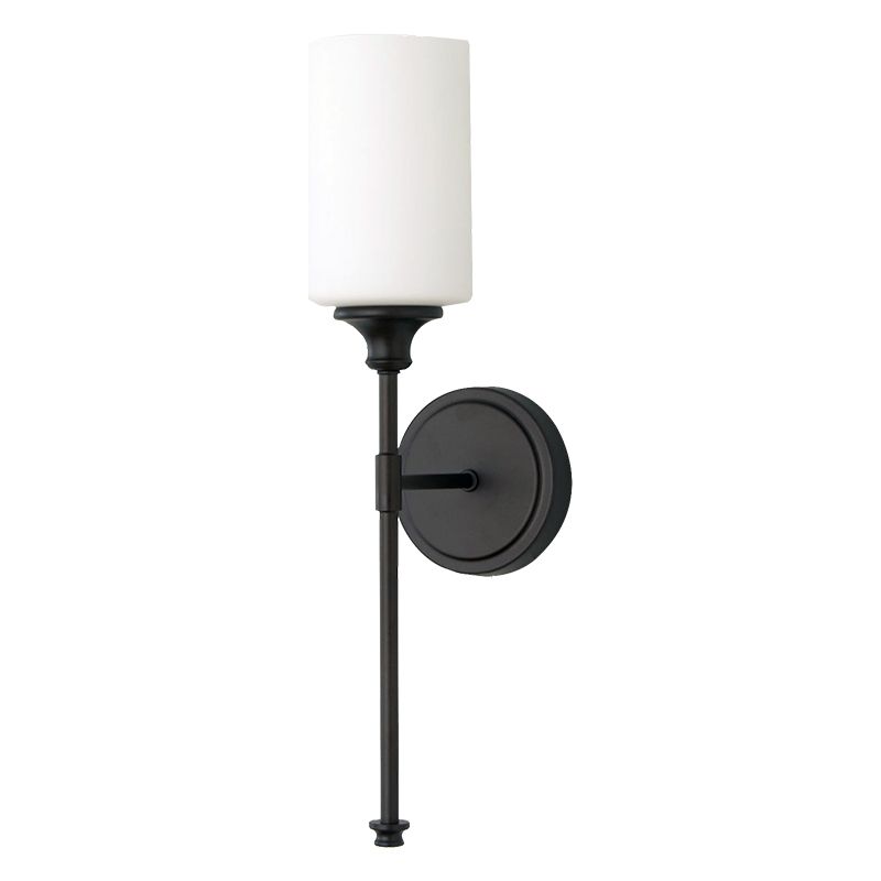 Tiffany Applique Murale Minimaliste Nordique, Métal, Noir/Argent, Chambre à Coucher