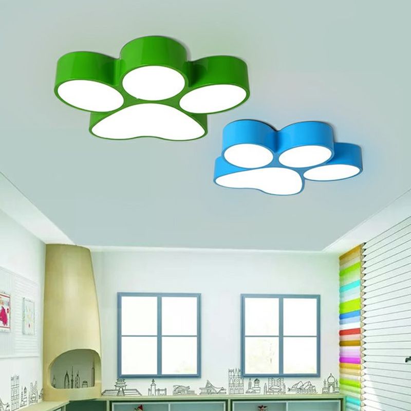 Arisha Moderne LED Plafonnier Jaune/Bleu/Vert Acrylique Salon