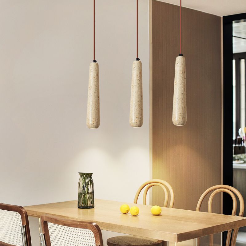 Muto Suspension Multi Naturelle, Bois/Pierre, Beige/Marron, Chambre
