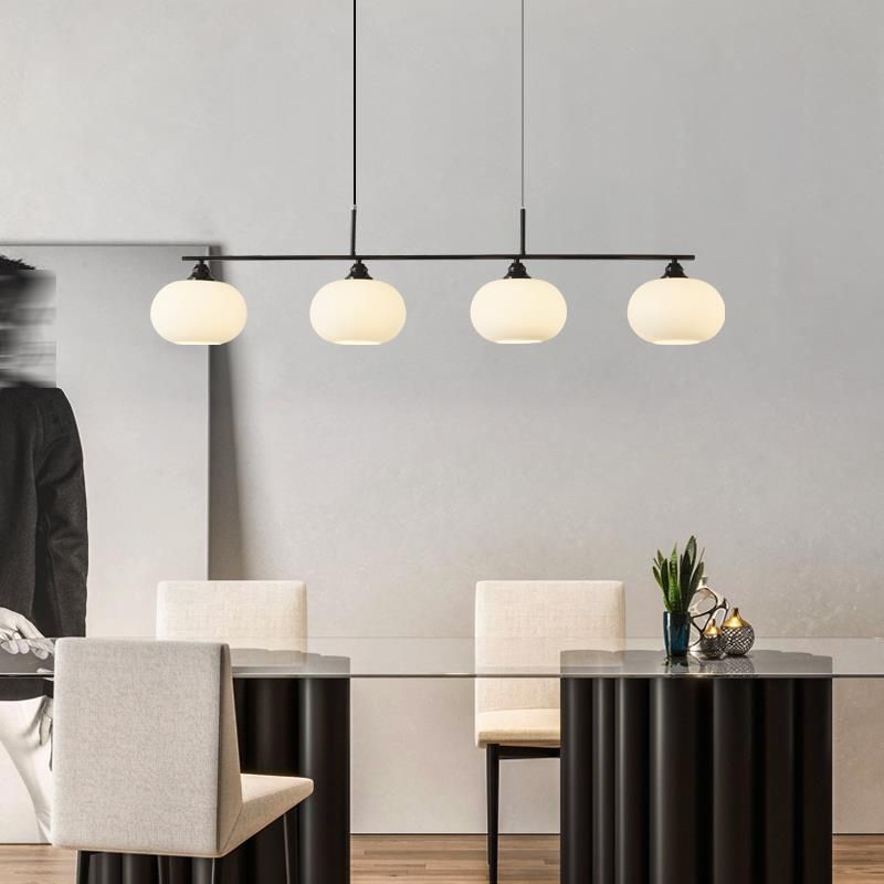 Valentina Suspension Multi Moderne, Métal/Verre, Noir/Or, Salon