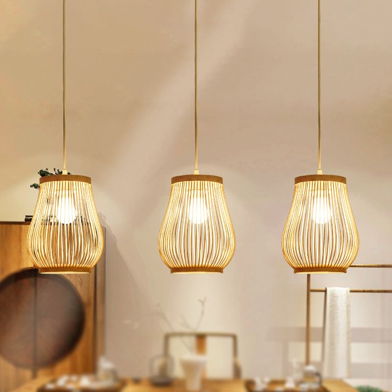 Ritta Suspension, Bambou, DIA 18CM/20CM