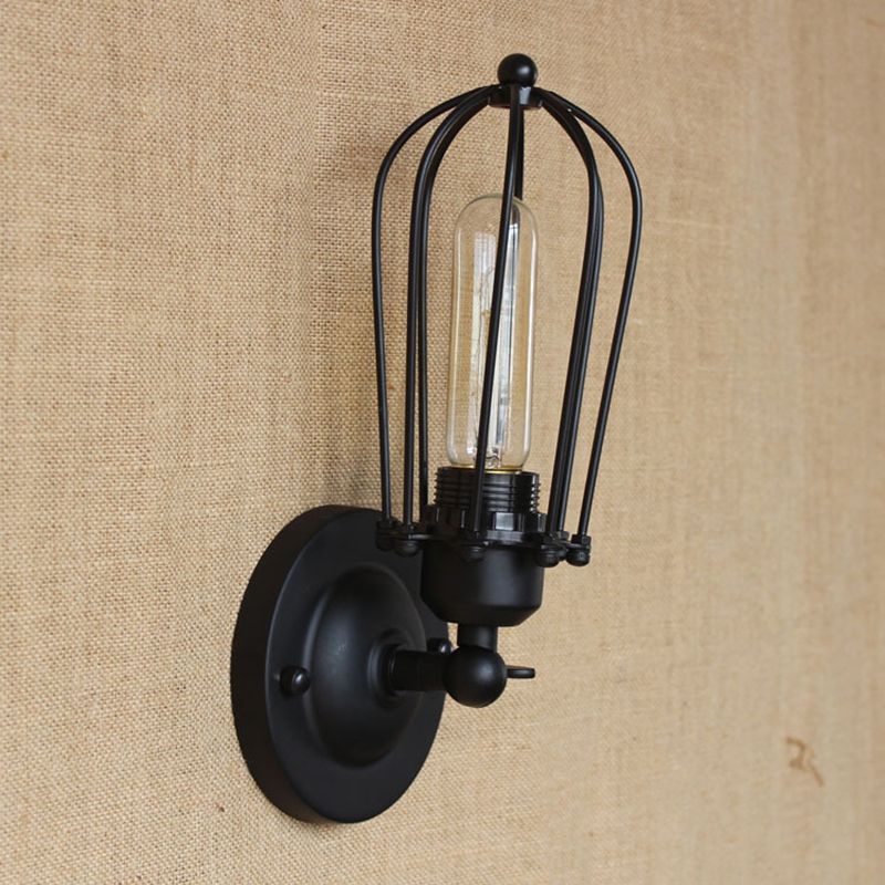 Silva Applique Murale Ciselé Vintage, Métal, Noir/Rouille/Bronze/Or/Argent, Chambre