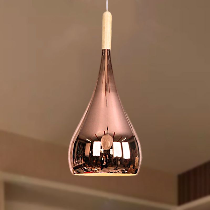 Arisha LED Suspension Or Rose Chrome Métal Couloir Chambre à coucher