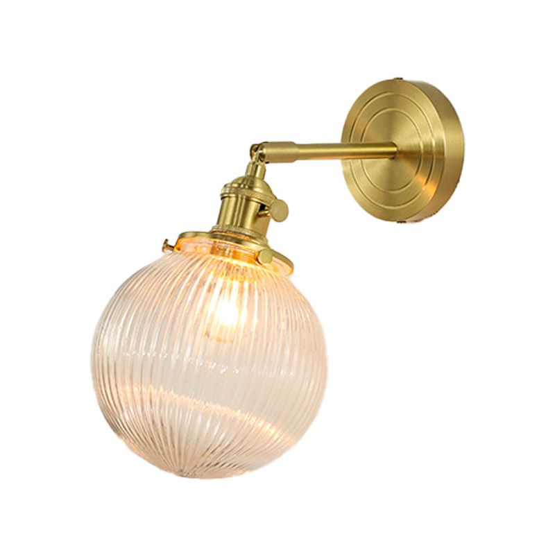 Valentina Applique Murale Boule/Fleur Luxe, Métal/Verre, Salle à Manger