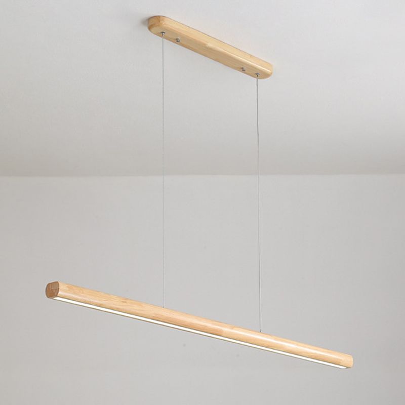 Muto Moderne LED Suspension Métal Bois Chambre à coucher Salon