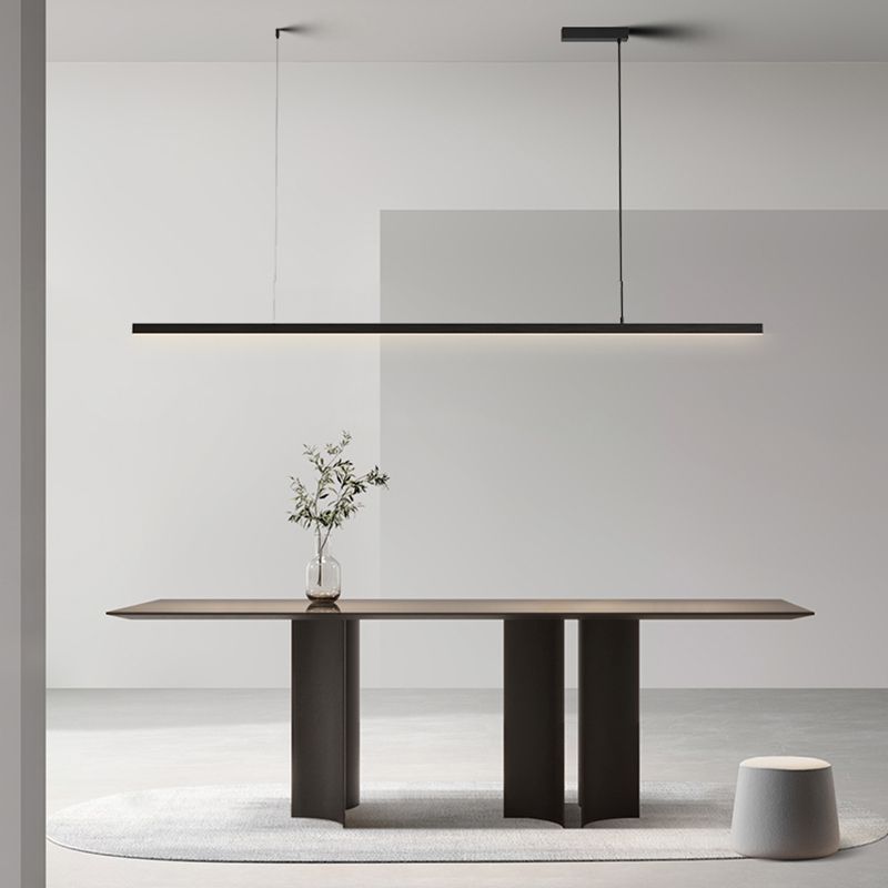 Ray Suspension Linéaire Minimaliste Noir/Blanc, Chambre
