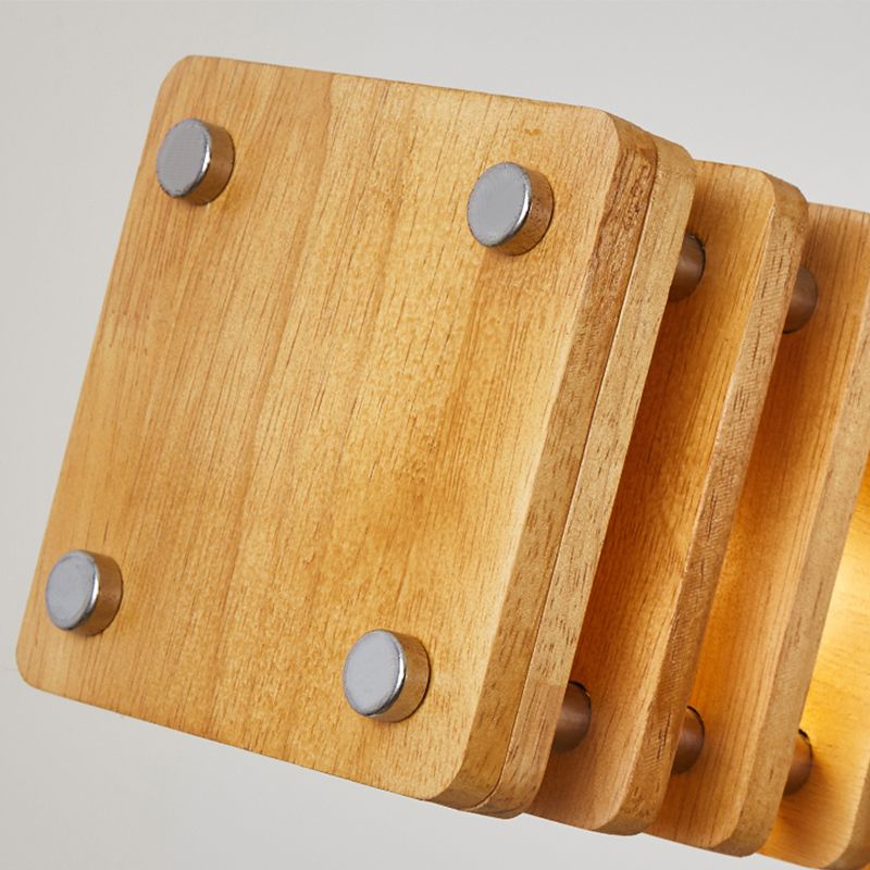 Epoch Suspension Rectangulaire, Bois & Métal, L 120CM