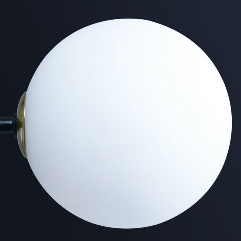 Valentina Suspension Linéaire Minimaliste, Metal/Verre, Blanc, Chambre