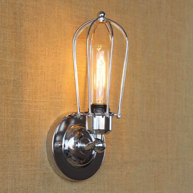 Silva Applique Murale Ciselé Vintage, Métal, Noir/Rouille/Bronze/Or/Argent, Chambre