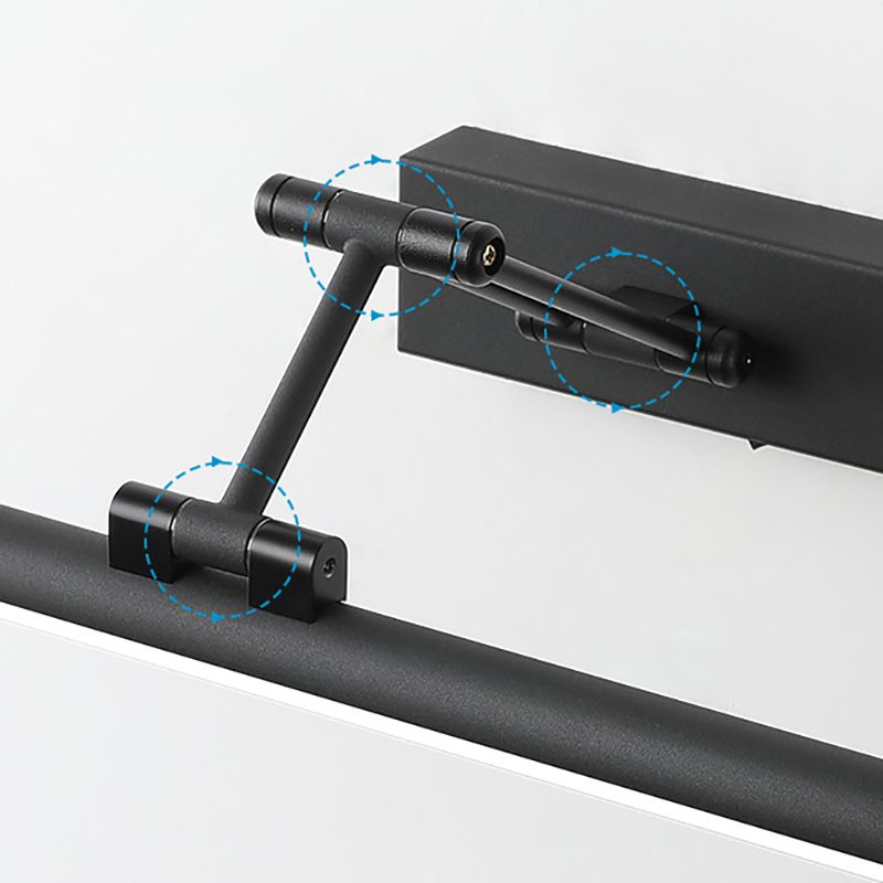 Ray Applique Murale Linéaire Réglable Simple Noir/Blanc, Chambre