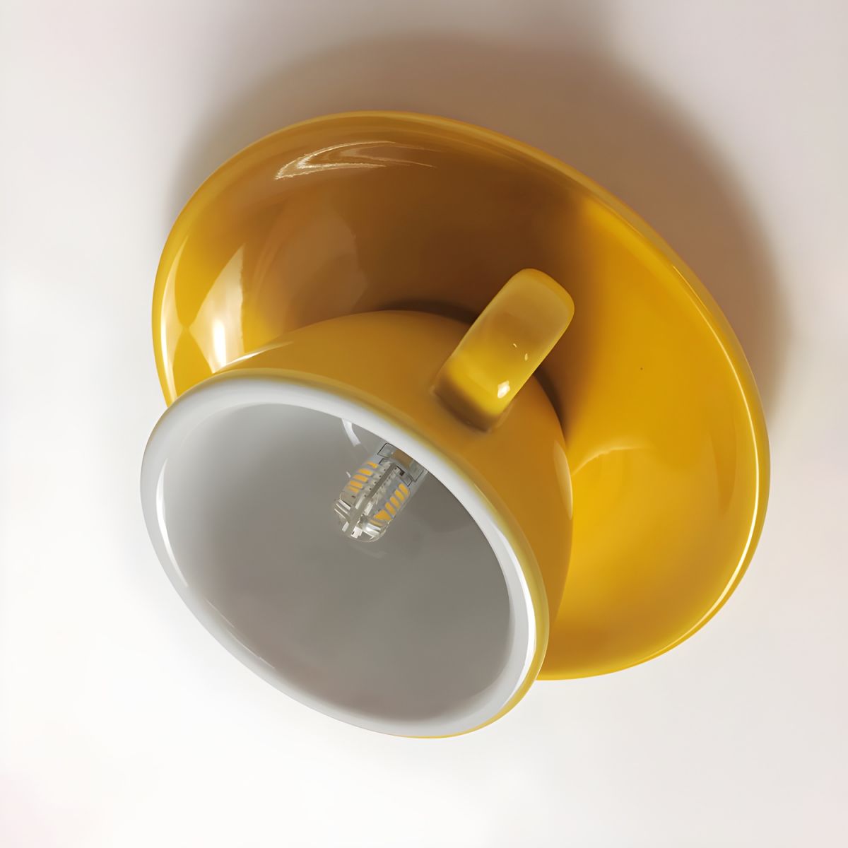 Aria Moderne Tasses à Café Céramique Plafonnier Bleu/Rose/Jaune