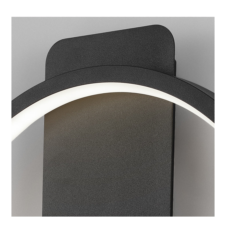 Arisha Applique Murale Ronde/Carrée Moderne, Or/Noir