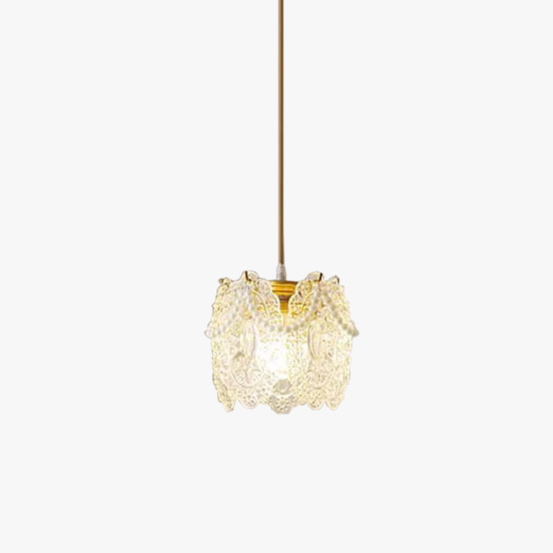 Kristy Suspension LED Fleur Élegante Acrylique/Métal Salon