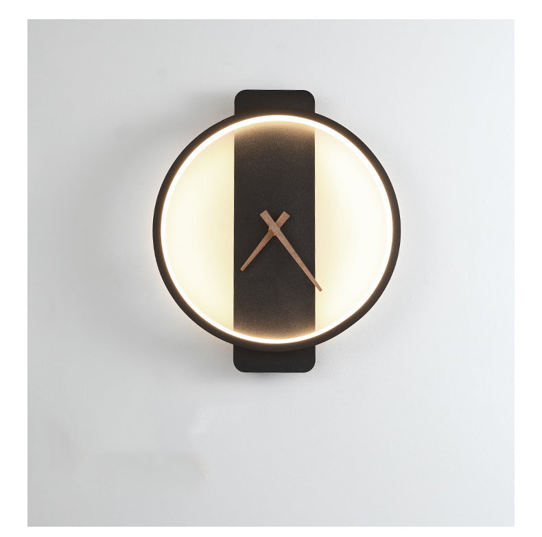 Arisha Applique Murale Ronde/Carrée Moderne, Or/Noir