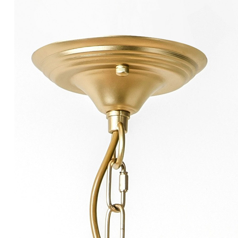 Kristy Suspension Multi Luxueux, Cristal/Cuivre, Noir/Or, Salon