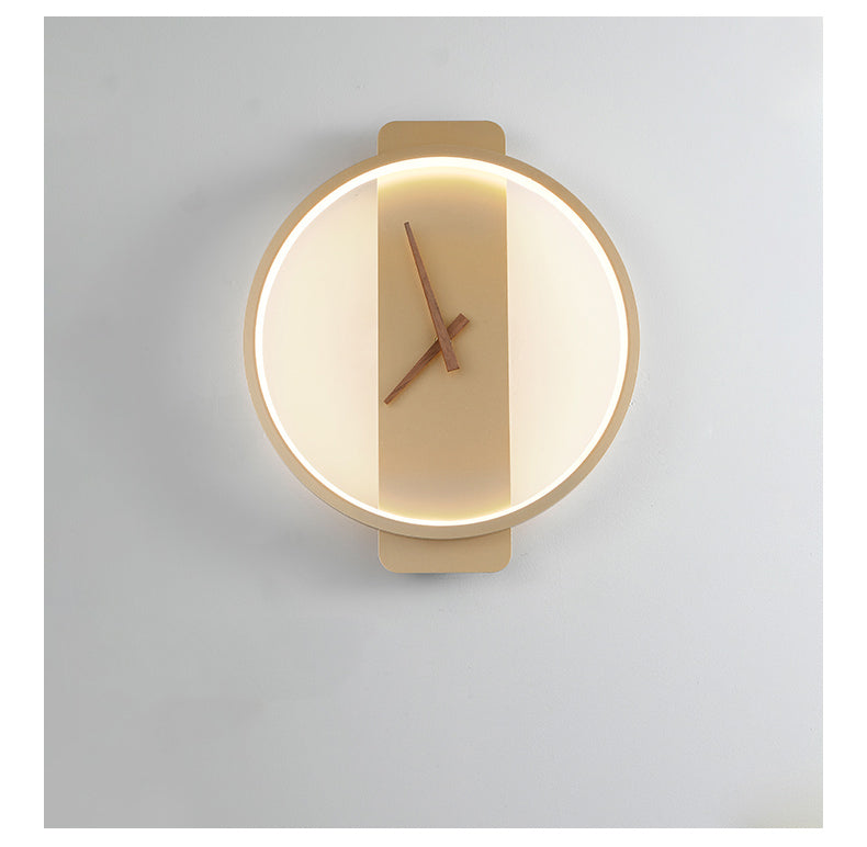 Arisha Applique Murale Ronde/Carrée Moderne, Or/Noir