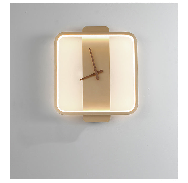 Arisha Applique Murale Ronde/Carrée Moderne, Or/Noir