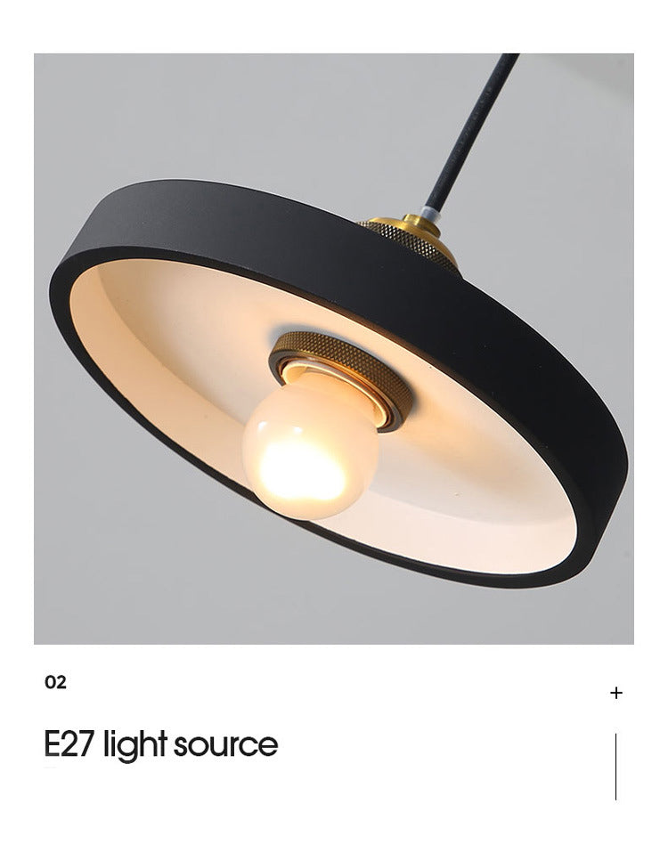 Aira Luminaires Suspension Nordique Blanc/Orange/Noir/Gris, Salon