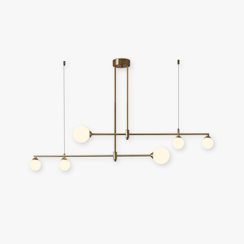 Valentina Suspension Luminaire LED Métal Doré