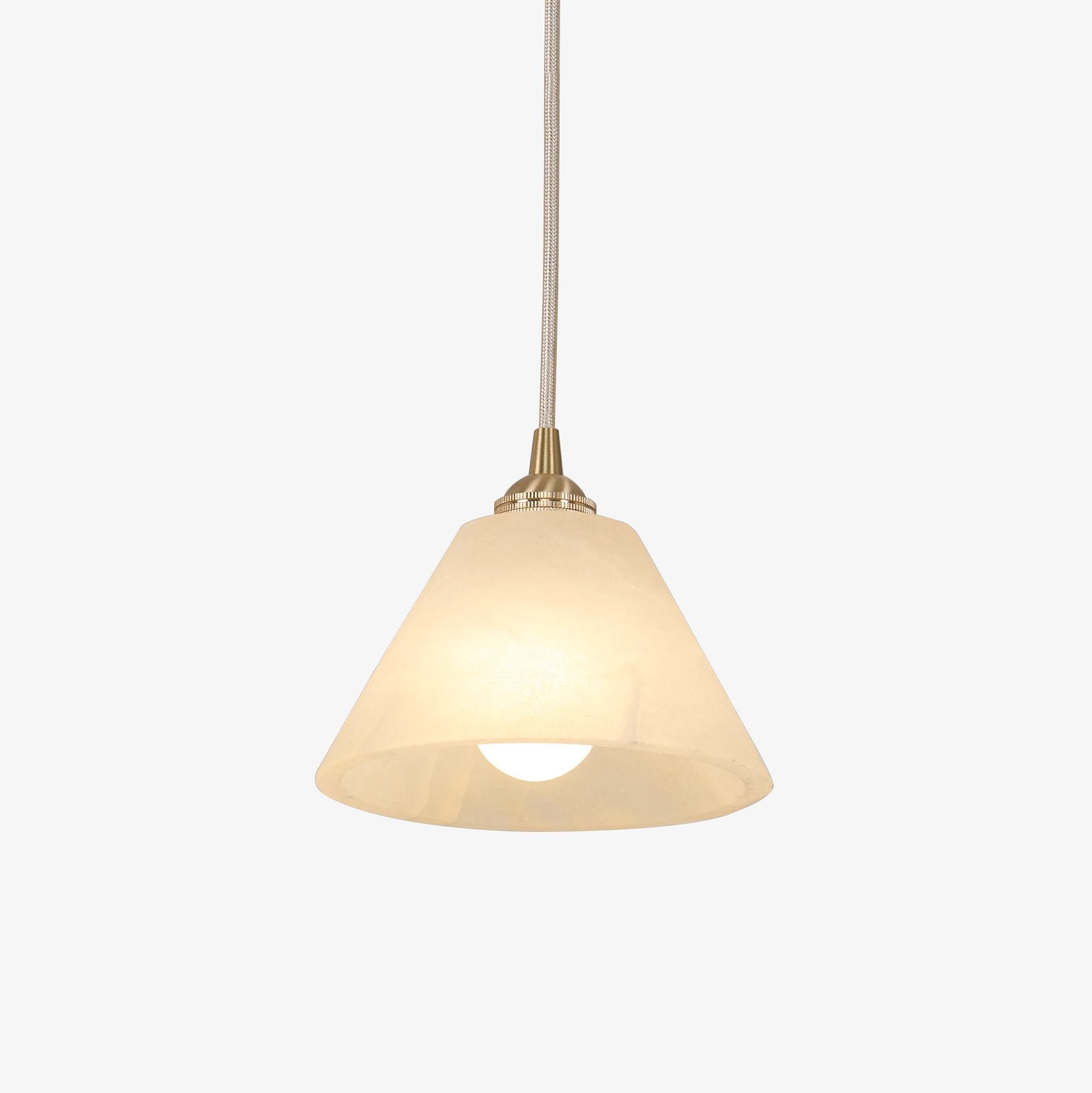 Liora Minimalist Alabaster Pendant Light - Blowlighting