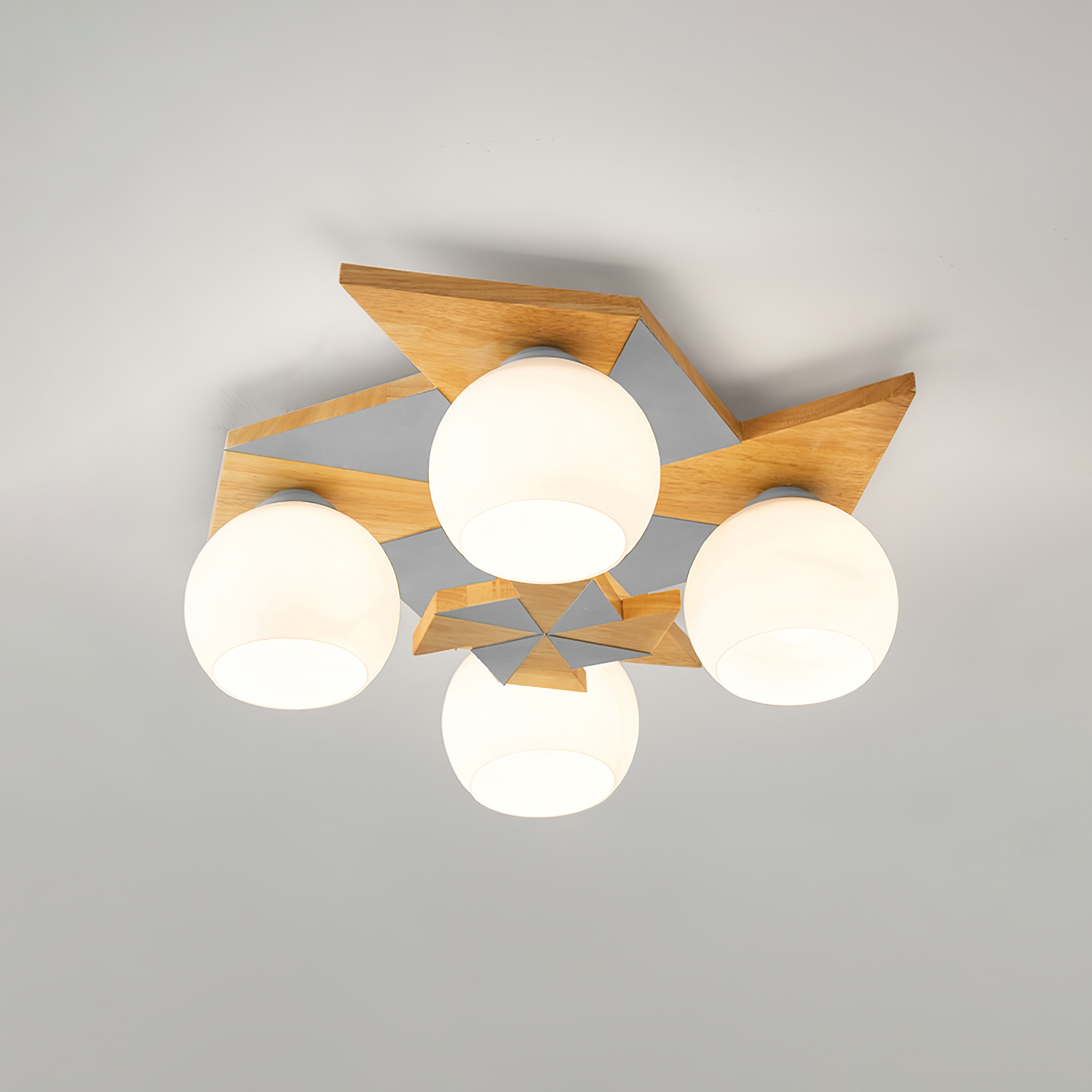Ewooda Wooden Ceiling Lamp - Letslighting
