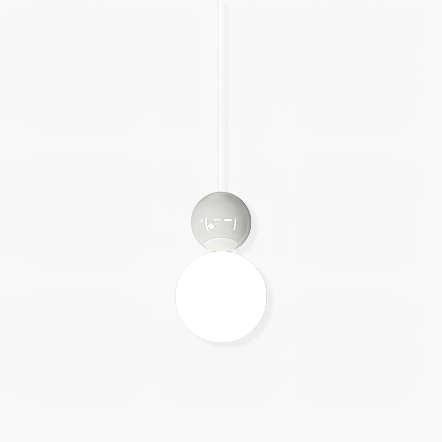 Acrylic Two Ball Pendant Light - Blowlighting