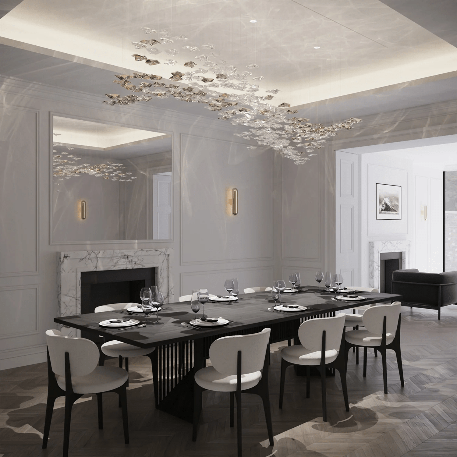Vecarisra Luxury Tidal Art Glass Pendants Lamp - Blowlighting