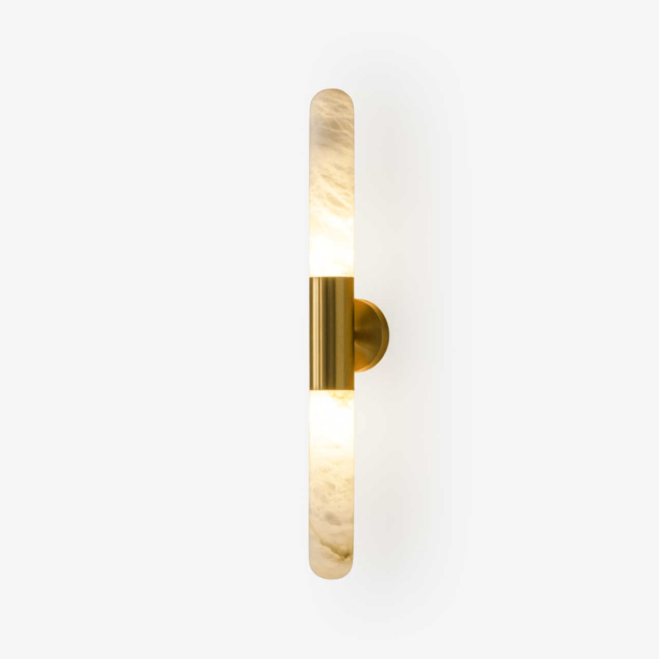 Evtalos Cylinder Alabaster Wall Light - Letslighting