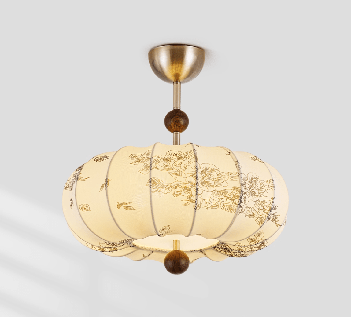 Glow Suspension Lantern Fleur Élégante